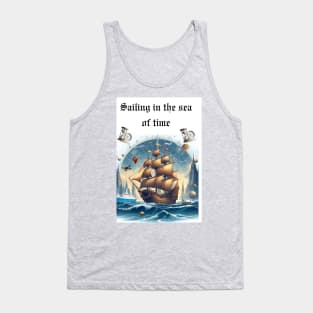 Sailing in the sea of time Tank Top